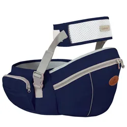 Portabebés con taburete de cintura para niños, andadores, cinturón de seguridad ajustable, mochila, transpirable