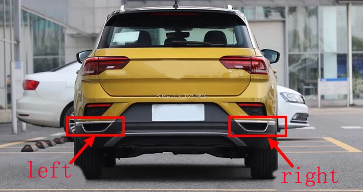 Для VW T-ROC TROC Накладка заднего бампера