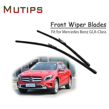 

1Set Rubber Car Front Wiper Blade Kit For Mercedes Benz GLA Class X156 GLA 180 200 250 45 AMG CDI Original Accessories