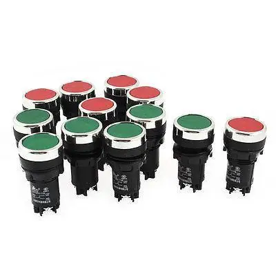 

12 Pcs 660V 10A SPDT Momentary Action Type Push Button Press Switch
