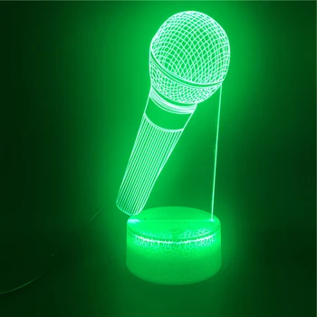 

Alarm Clock Base Microphone Unique Gifts Led Night Light USB Lamp Bedside Bright Base Bluetooth Indoor Nightlight Touch Sensor