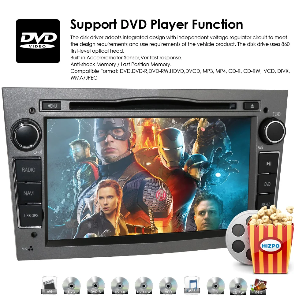 Perfect 2 din Car DVD Stereo for Vauxhall Opel Astra H G Vectra Antara Zafira Corsa DVD GPS Navi Radio 3 color steering wheel RDS Camera 17
