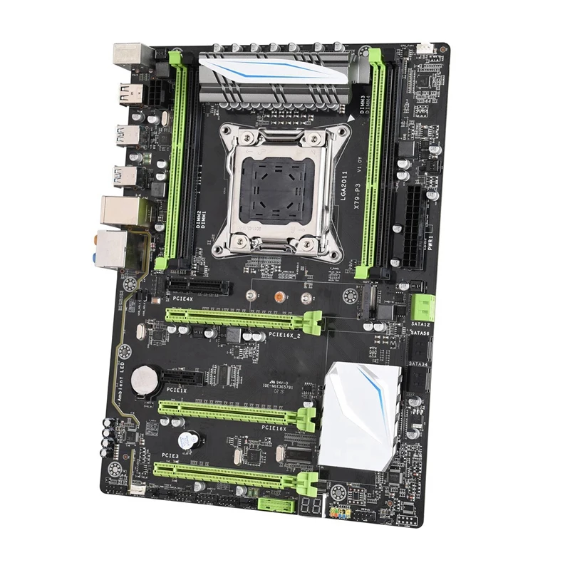  X79-P3 Gaming Motherboard Lga 2011 Atx Support For Intel Xeon Core Cpu 4 X 32Gb 128Gb Ram Memory Pc