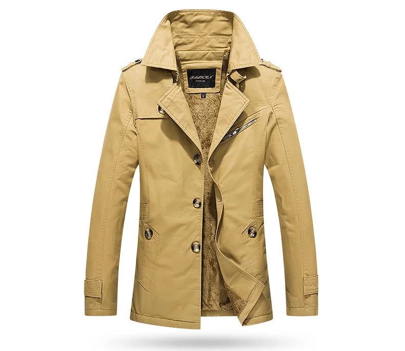 Мода плюс размер утолщаются Сельма длинные тренчи мужские пальто Pull Homme зимние мужские флисовые тренчи