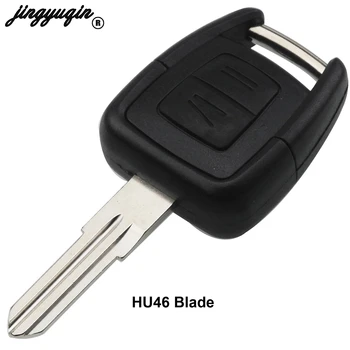 

jingyuqin 2 Buttons Remote Fob Car Key Shell Case for OPEL VAUXHALL Vectra Zafira Omega Astra h j insignia g B c mokka Housing