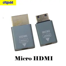 

FOR micro hdmi d female to hdmi male adapter converter display port HDMI female HD TV cable video audio PC TV projector