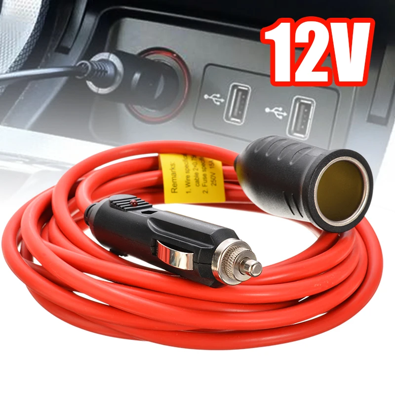 12 В автомобильный прикуриватель свинцовый Удлинительный кабель жила зарядное устройство прикуриватель адаптер для замены автомобиля аксессуары