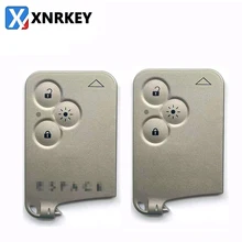 

XNRKEY 3 Button Key Shell Lighting Button for Renault Espace Laguna Key Shell Without Blade With/Without Words With/Without Logo