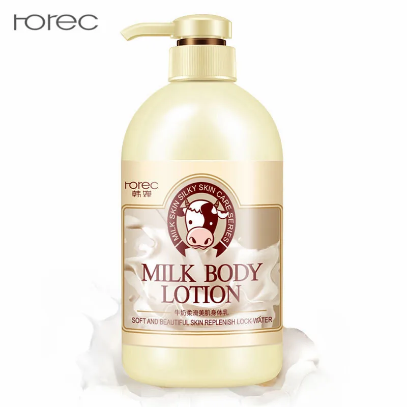 Milk Silky Body Lotion Nourishing Whitening Moisturizing Smoothing Firming Hand Foot Skin Care Body Cream for Dry Skin 250ML