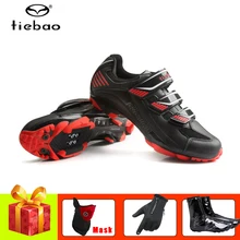 TIEBAO велосипедная обувь зимние велосипедные перчатки sapatilha ciclismo mtb велосипедная обувь водонепроницаемые самозакрывающиеся дышащие кроссовки