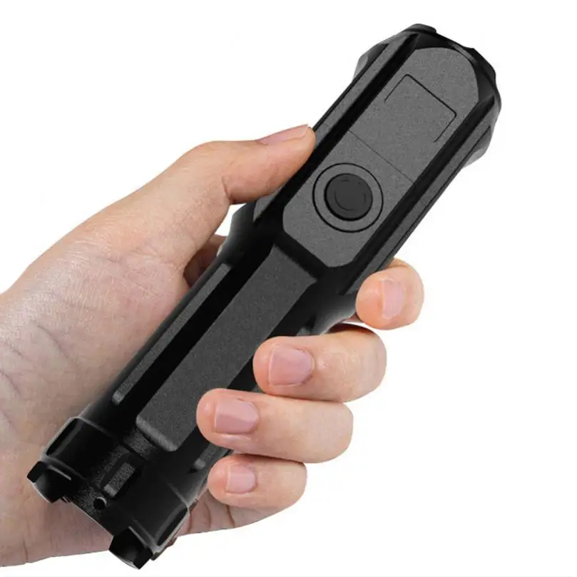 Linterna Tática Forte Do Zoom Da Luz Portátil Para O Usb Linterna Tática Forte Do Zoom Da Luz Portátil Para O Usb