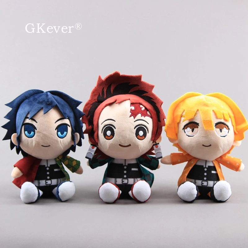8 cm Anime Demon Slayer Plush Toys Doll Peluche Cartoon Kamado Tanjirou Tomioka Giyu Agatsuma Zenitsu Toy Baby Kids Gift Movies Tv Aliexpress