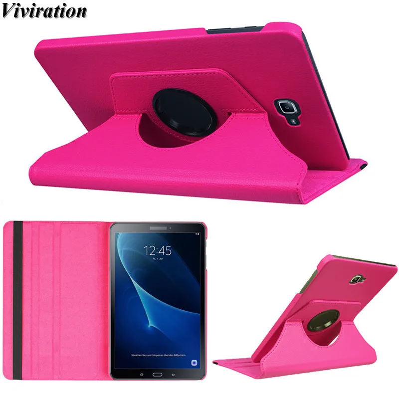 PU 360 Degree Rotating Case For Tab A 9.7 SM-T550 P555 T555 P550 2016 Release Samsung Galaxy Tab A 10.1 SM-T580 /SM-T585 Cover