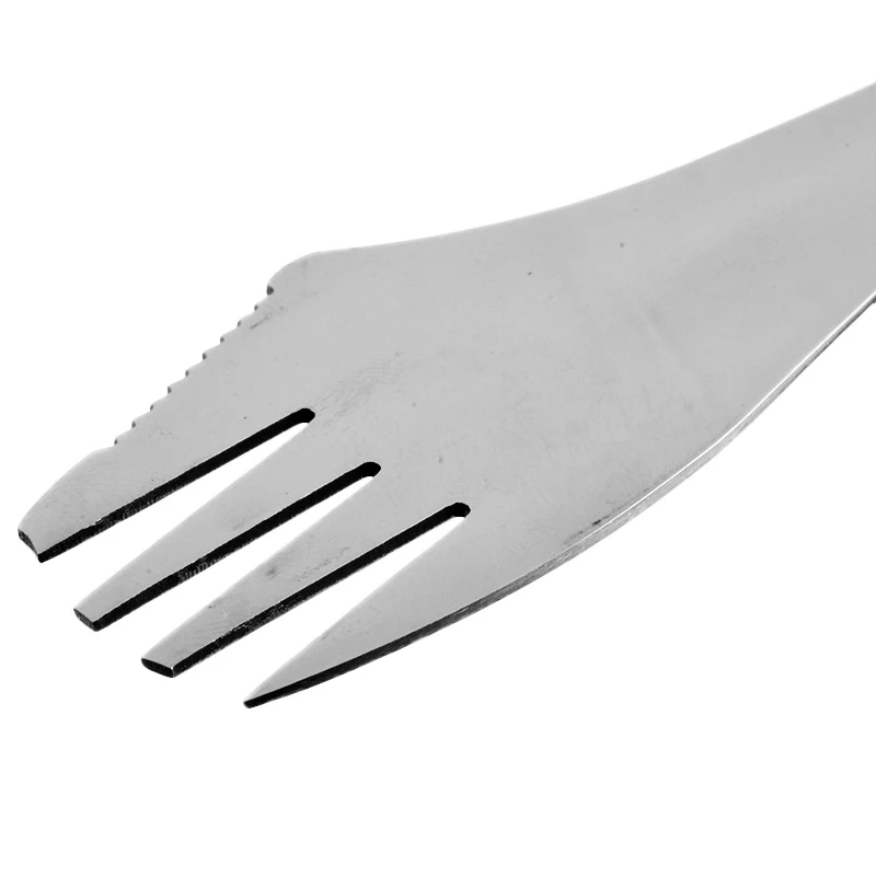 Нержавеющая сталь многофункциональный 3 в 1 Spork путешествия Кемпинг Туризм принадлежности для пикника Комбинированный нож вилка ложка гаджет для пикника