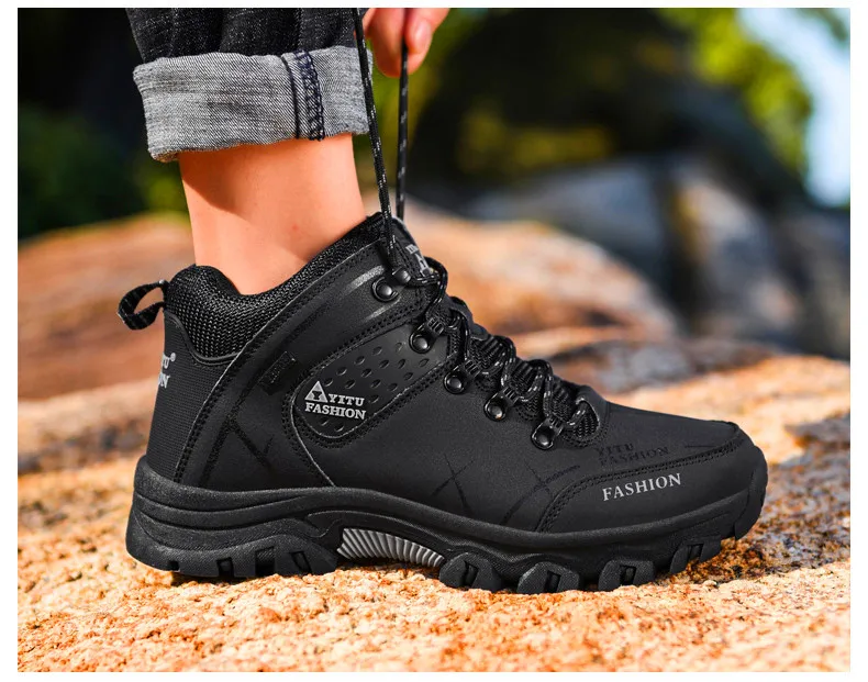 High Top Large Hiking Shoes among outdoor, survival, hiking, camping, cycling, mountaineering, and hunting gears6