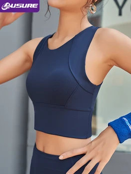 

Lusure sports underwear women's shockproof running yoga beauty vest-style gathered anti-sag fitness clothes bra bra