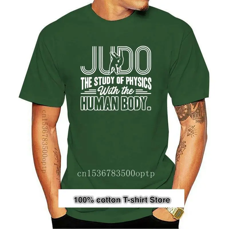 Camiseta с изображением дзюдо студия физики для женщин одежда хипстера круглым