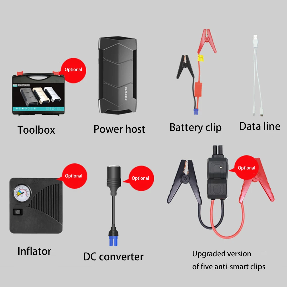 12V 99900mAh мини-панель солнечных батарей Портативный автомобиль скачок стартер Батарея USB Зарядное устройство экстренного Мощность банк SOS светодиодный фонарь светильник для пусковое устройство