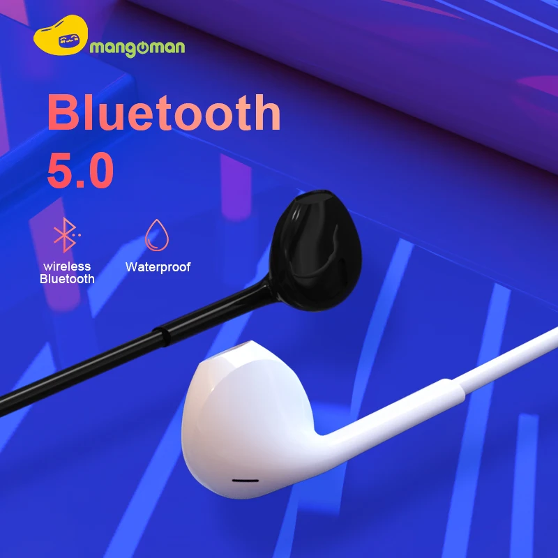 

Mangoman S6 Sport Wireless Headphone buletooth Line-controlled Bluetooth Earphone with Microphone call volume control For phone