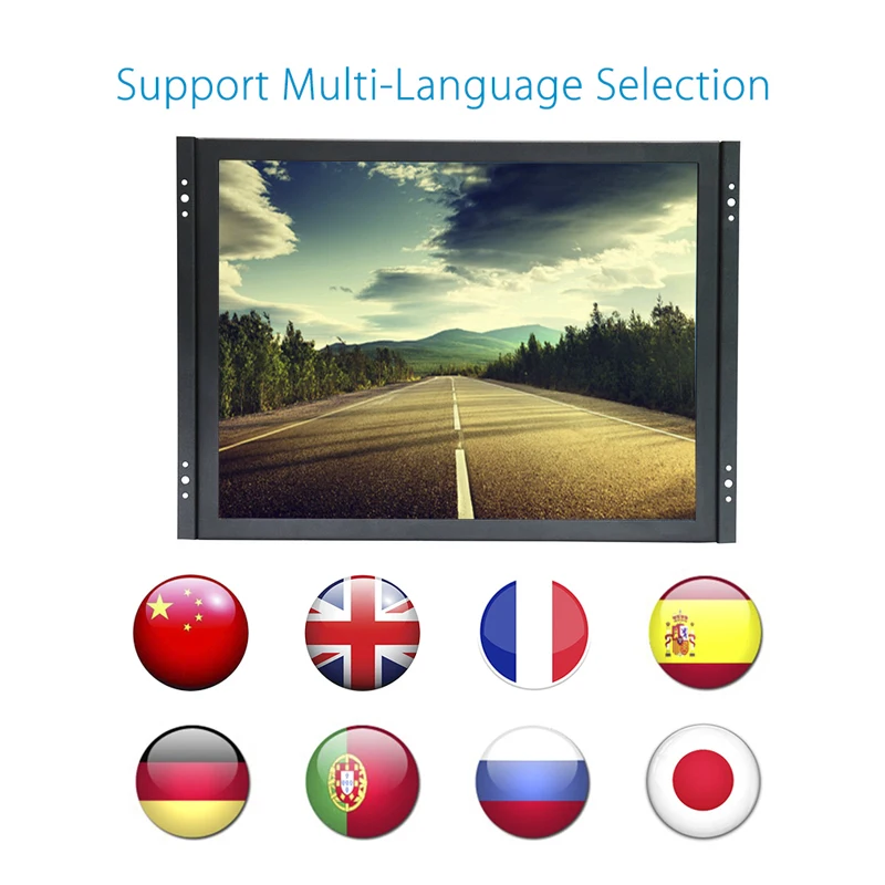 

Cheap Price 17 inch LCD Monitor Composite Video input HD Monitor