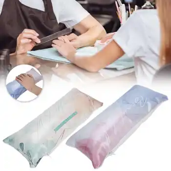 

Waterproof Nail Art Pillow PU Leather Washable Hand Pillow Cushion Manicure Hand Rest Cushion Table Mat for Nail Salon Home