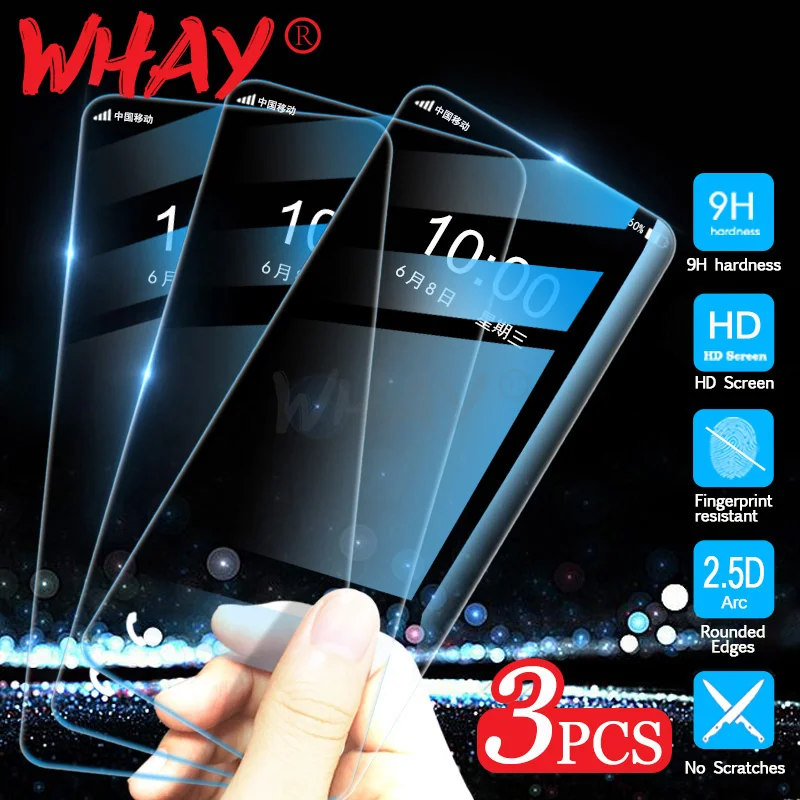 

3Pcs Protective Glass for Xiaomi Redmi 7A Note 7 K20 Screen Protector Mi9t Tempered Glass for Xiaomi Mi 9t Pro 9 SE 8 A3 A2 Lite