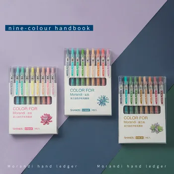 

9/18/36 colors Mo Landi color retro hand account set color small fresh 0.5mm salt hand account gel pen
