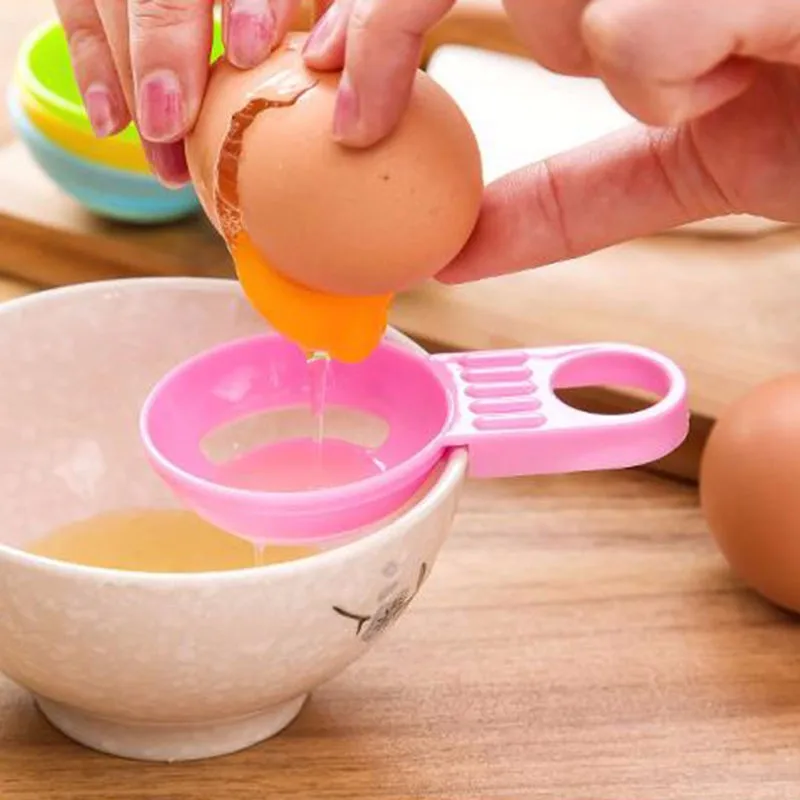 1 шт. яичный сепаратор белый желток просеивание домашняя кухня шеф-повар обеденный кулинарный гаджет-яйцо разделитель яйца Инструменты