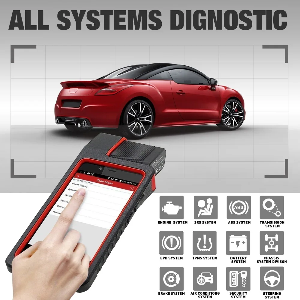 LAUNCH X431 Diagun IV Bluetooth/Wifi OBD2 диагностический инструмент с полной системой многоязычный сканер obd2 Автомобильный сканер