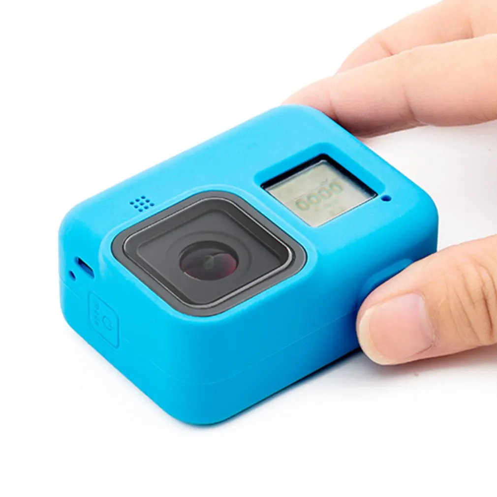 Силиконовый чехол для Gopro Hero 8, мягкий силиконовый защитный чехол для камеры Gopro 8, силиконовый чехол