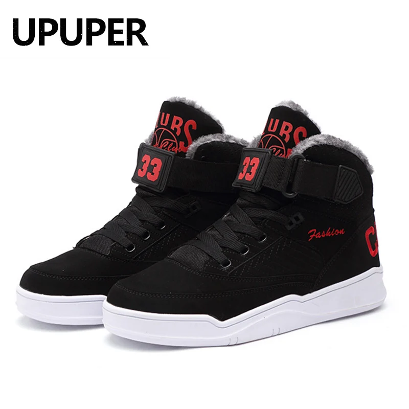 

New Winter Sneakers Men Shoes High Top Warm Casual Shoes For Men Boots With Fur Flat Winter Shoes Zapatos Hombre