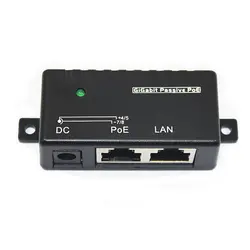 Электрическая безопасность POE инжектор домашняя пассивная гигабитная ip-камера Netwrok адаптер сплиттер питания Ethernet 2 канала беспроводной