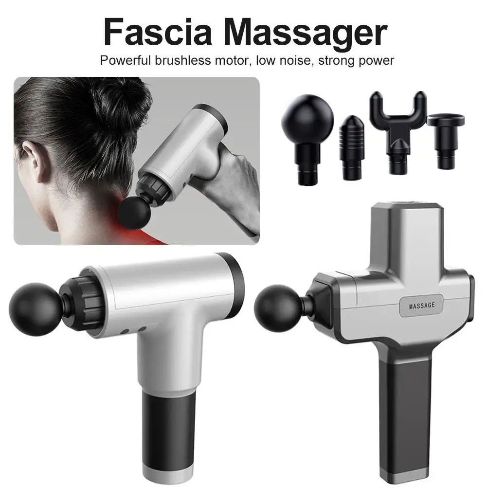 

Tissue Massage Gun Muscle Massager Muscle Pain Management After Training Exercising Body Relaxation Slimming Shaping Pain Relief