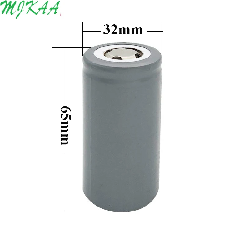 MJKAA высокое качество 32650 Lifepo4 3,2 v 6500mah 33A 55A разрядный велосипед и отвертка на батарейках светодиодные фонари A22