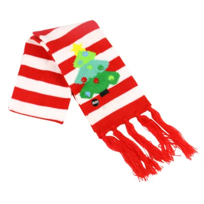 Новогодняя Ограниченная серия 1000 шт. светодиодный Рождественский головной убор, шарф с оленем, снеговиком, Рождественский светильник, шапка и шапочки - Цвет: scarf3