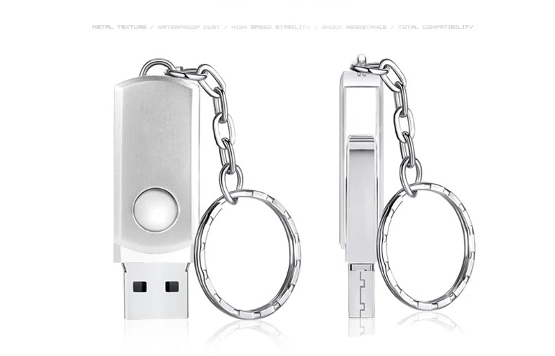 Вращающийся Cle USB 2,0 флеш-накопитель 128 ГБ USB флеш-накопитель 1Гб ТБ 512 ГБ 256 ГБ 128 ГБ флэш-накопитель Personalizado флэш-карты с кольцом для ключей