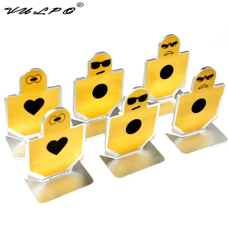 

VULPO 6pcs/bag Hunting Accessories Aluminum Shooting Targets For AEG Airsoft Guns