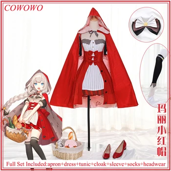 

Anime! Fate/Grand Order Marie 4th Anniversary Dress Little Red Riding Hood Uniform Cosplay Costume Halloween NEW Free Shipping