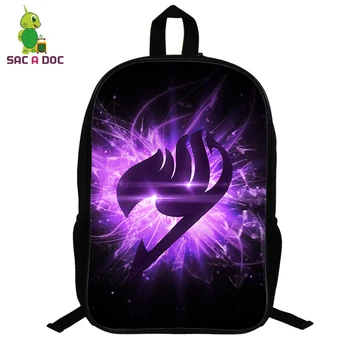 

Fairy Tail 14.5 Inch Backpack Student School Bags Teenager Schoolbag Kids Backpacks Bag Girls Boys Bagpack Sac A Dos Bookbag