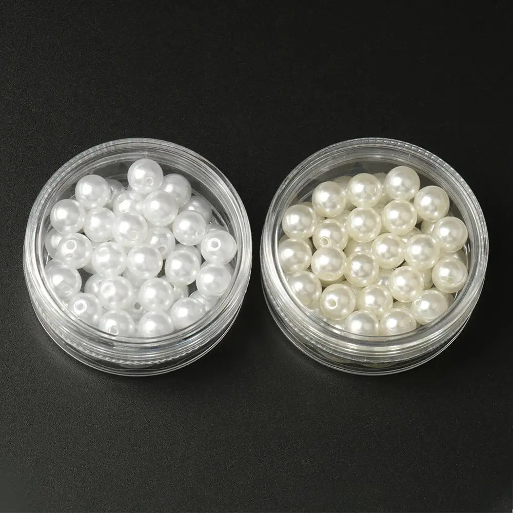 Elegant Beige and White Imitation Pearl Beads