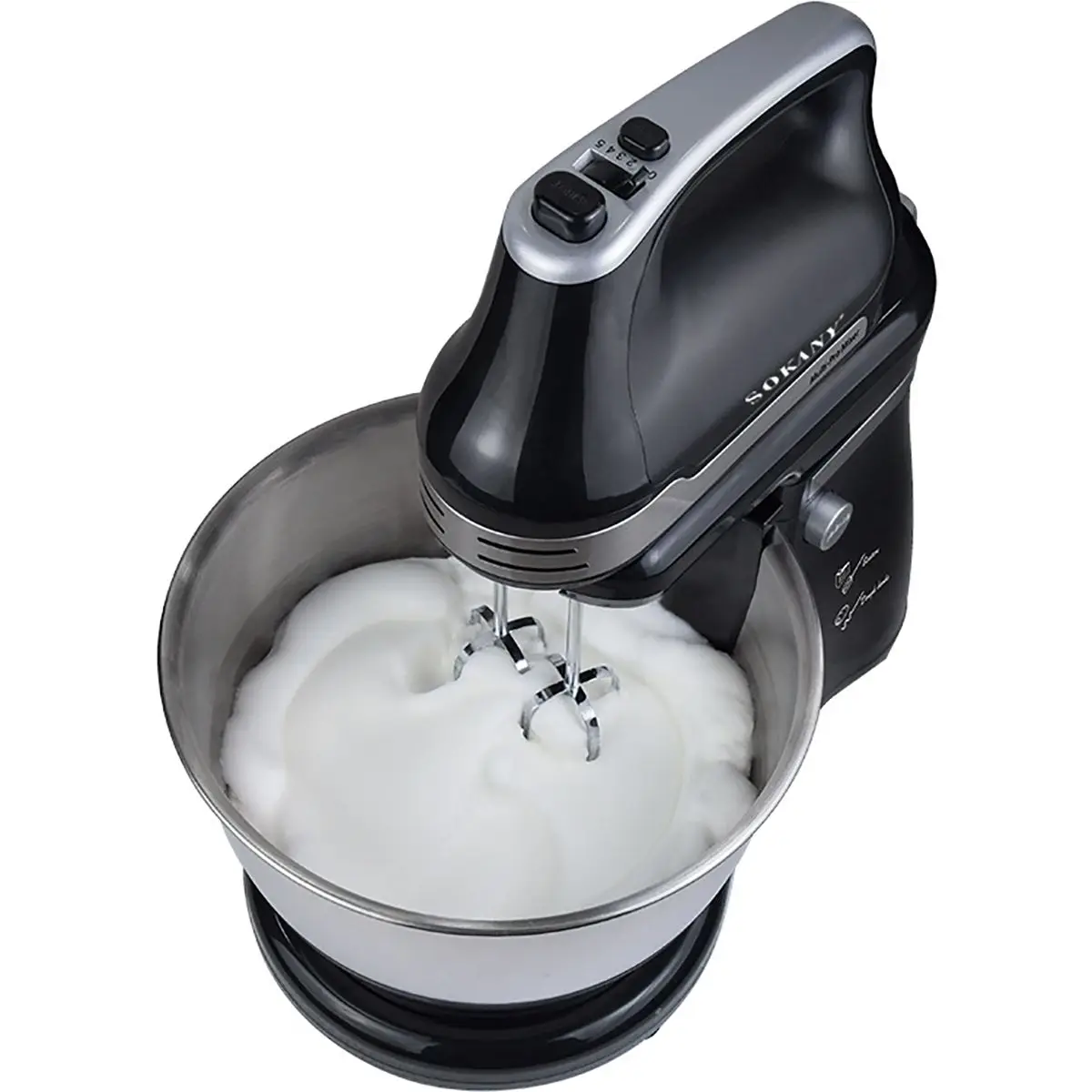 Electric Food Mixer Mute 4.2L Stainless Steel Bowl Table Stand Cake Dough Mixer Handheld Egg Beater Blender Kitchen Mixer