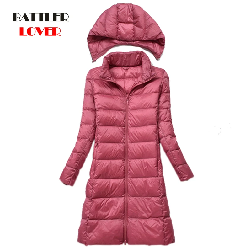 90% White Duck Down Coat Women Ultra Light Down Jackets 2019 Winter New Women