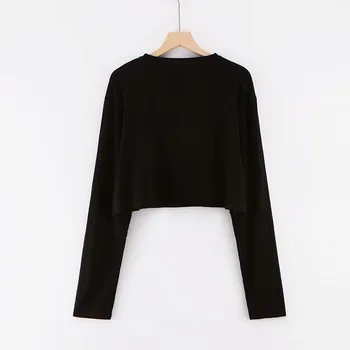 

Spring Casual Short T Shirt 2020 Gothic Black White Fashion Streetwear Young Fitness Basic Women Tshirt Solid Tops Minimalist