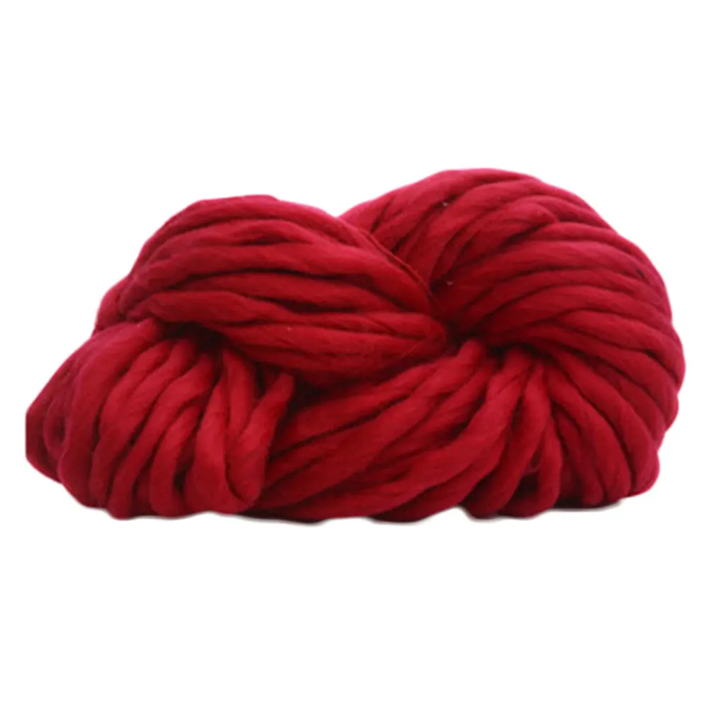 two red 250 г DIY массивная шерстяная пряжа из исландской объемной вязальной шерсти ручной работы Удобная - Цвет: two red