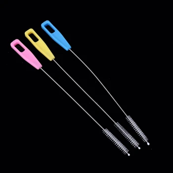 

2020 New 2pcs Baby Milk Feeding Bottle Drink Water Cup Straw Washing Brush Cleaner Tool