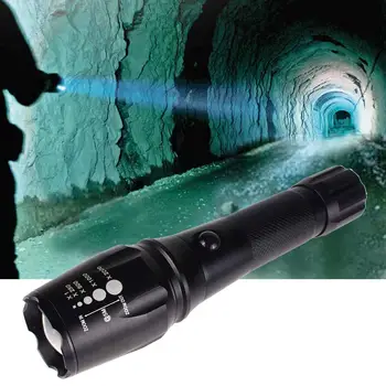 

Super Bright LED Flashlight Torch 5 Modes Strobe SOS Camping Hiking Light Strobe Flashlamp Flashing Lights Led Flash Lamp