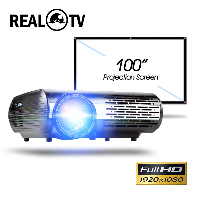 Real tv M2 серия Full HD 1080P светодиодный проектор домашний мультимедийный проектор на выбор Android WiFi HDMI USB AV видео Bluetooth Proyector с подарком