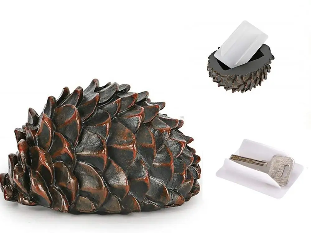 Artificial Stone Pinecone Hidden Key Decoration Garden TOYS Action Figure | Игрушки и хобби
