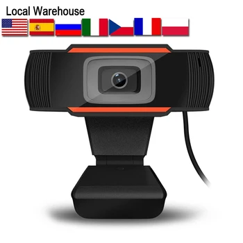 

HD 1080P Webcam Mini Computer PC WebCamera with Microphone Rotatable Cameras for Live Broadcast Video Calling Conference Work