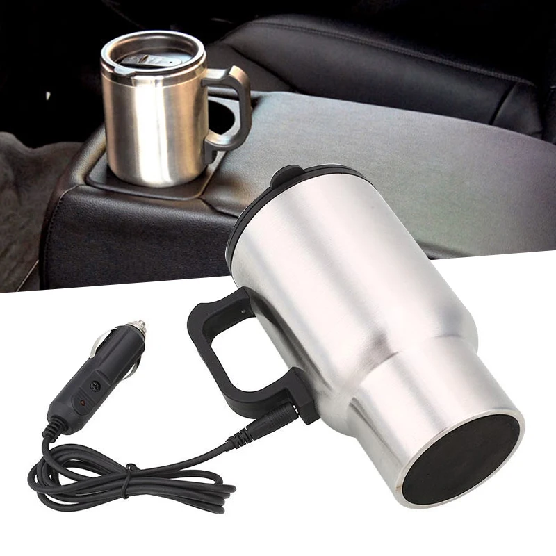 450 мл автомобильный кофе чай и напитки электрическая чашка с подогревом термос тепловой Термокружка зима сохранение тепла легко носить с собой